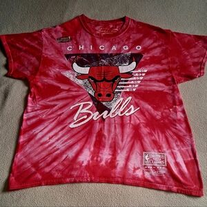 Mitchell & Ness Chicago Bulls Hardwood Classics "6 Time Champs" Sz Large